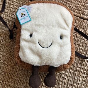 Jellycat toast sling bag